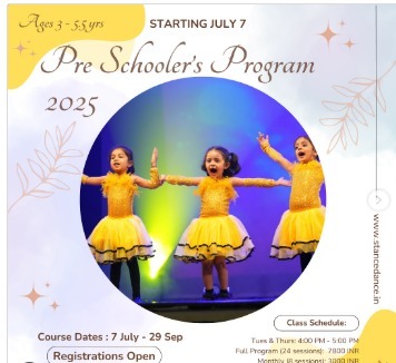 Stance Dance Studio  -  Pre Schooler's Dance Program 2025