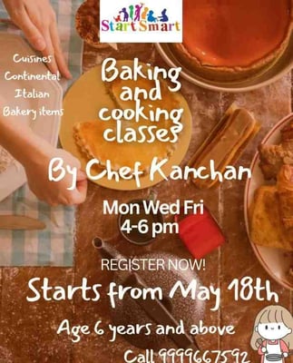 Start Smart-Baking  Cooking Classes for Kids