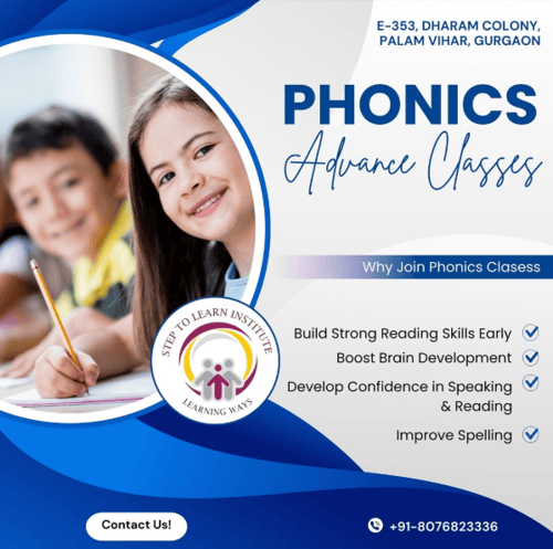 Step To Learn Institute  -  Advance Phonics Classes For Kids