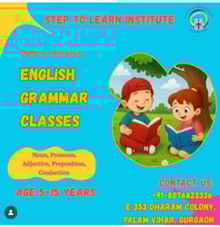 Step To Learn Institute  -  English Grammar Classes