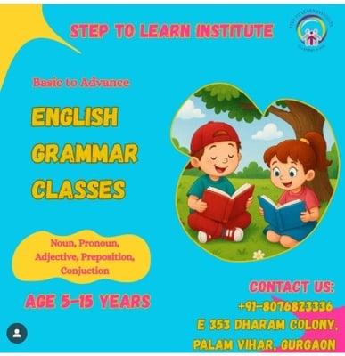 Step To Learn Institute  -  English Grammar Classes