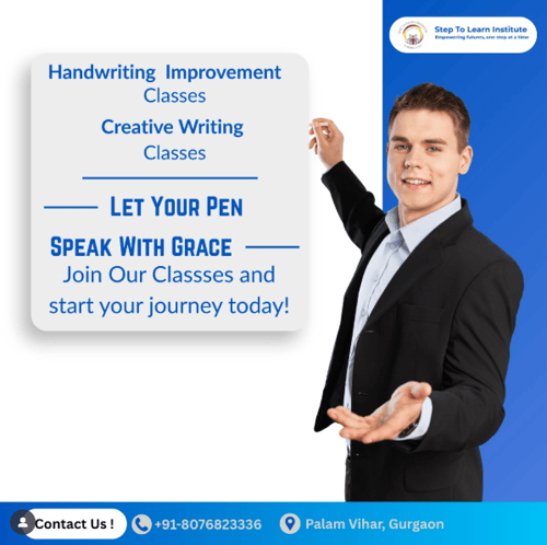 Step To Learn Institute  -  Handwriting Improvement & creativing Writing Classes