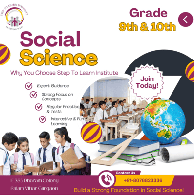 Step To Learn Institute -  Social Science Tuition Classes
