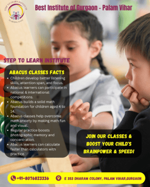 Step To Learn Institute - Abacus Classes For Kids