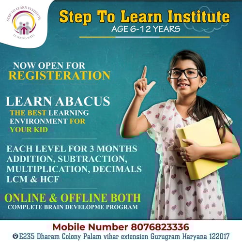 Step To Learn Institute-Learn Abacus