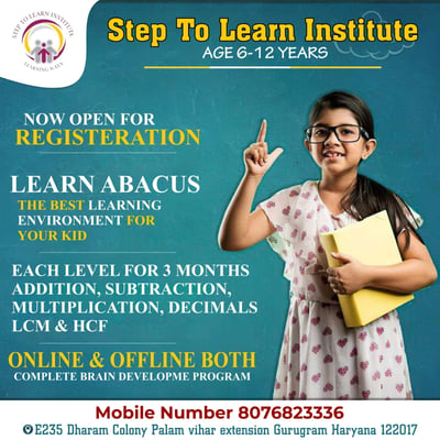 Step To Learn Institute-Learn Abacus