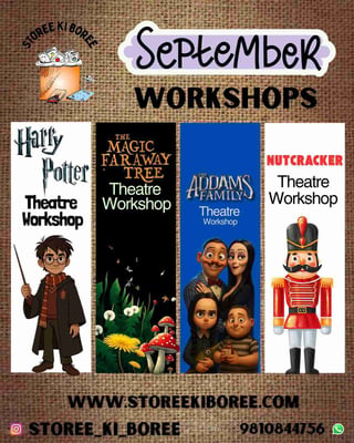 Storee ki Boree-September Theatre Workshops for Kids
