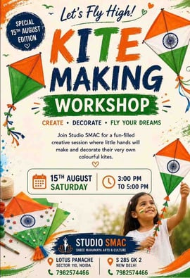 Studio SMAC-Independence Day Kite Making Workshop for Kids