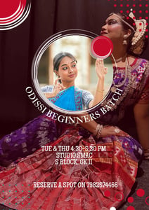 Studio SMAC-Odissi Beginners Batch