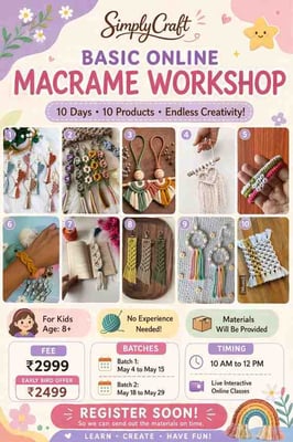 Suji’s Artroom-Online Macrame Workshop 2026