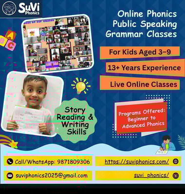 Suvi Phonics  -  Online Phonics Classes
