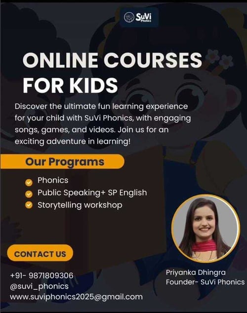 Suvi Phonics - Online Course For Kids