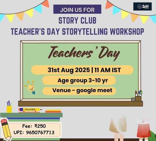 Suvi Phonics - Teacher’s Day Storytelling Workshop