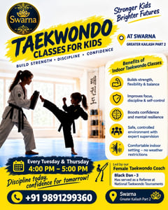 Swarna Taekwondo Classes for Kids-Kids Taekwondo Classes