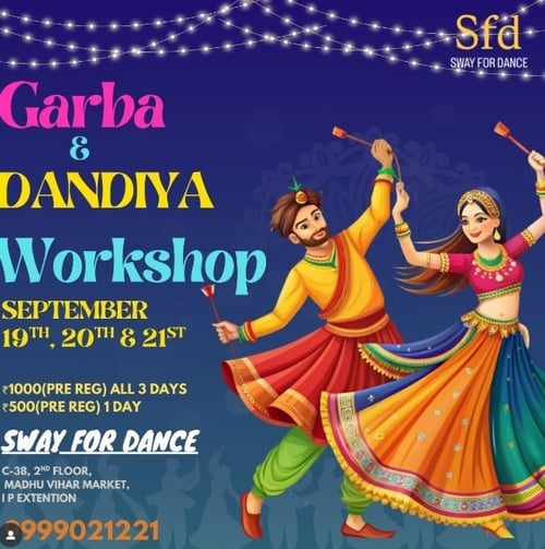Sway For Dance - Garba and Dandiya Workshop