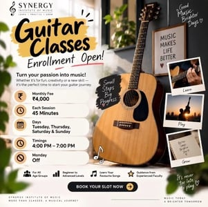 Synergy institute of Music-Guitar Classes