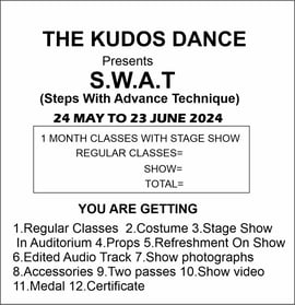 THE KUDOS DANCE-Steps with Advance Technique