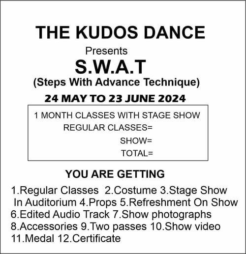 THE KUDOS DANCE-Steps with Advance Technique