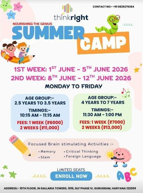 THINKRIGHT-Summer Camp 2026-(DLF Phase 4)