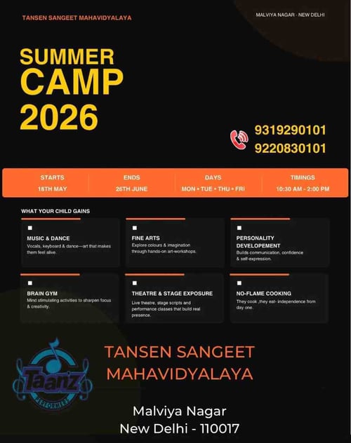 Tansen Sangeet Mahavidyalaya-Summer Camp for Kids