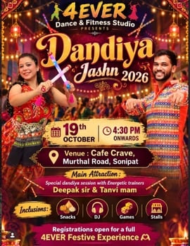 The 4EVER Dance & Fitness Studio-Dandiya Jashn 2026