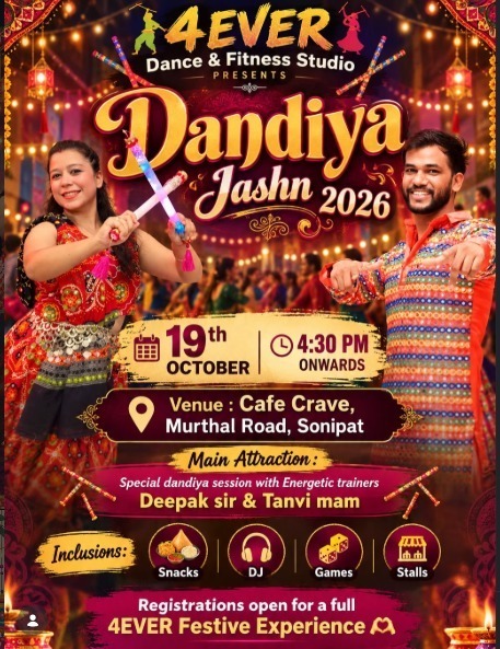 The 4EVER Dance & Fitness Studio-Dandiya Jashn 2026