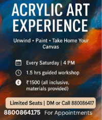 The Art Lounge - Acrylic Art Session