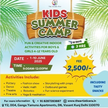 The Artistic Era  -  KIDS SUMMER CAMP ACTIVITIES 2025