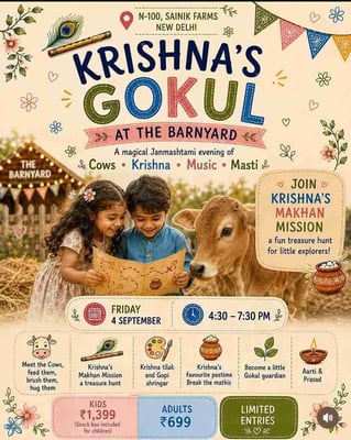 The Barnyard-Janmashtami at The Barnyard