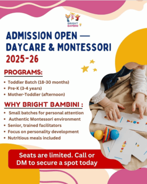 The Bright Bambini  -  Admissions Open For Day Care