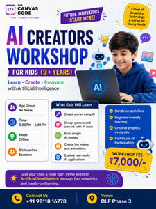The Canvas Code-AI Creators Workshop for Kids