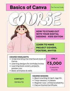 The Canvas Code-Canva Workshop for Kids