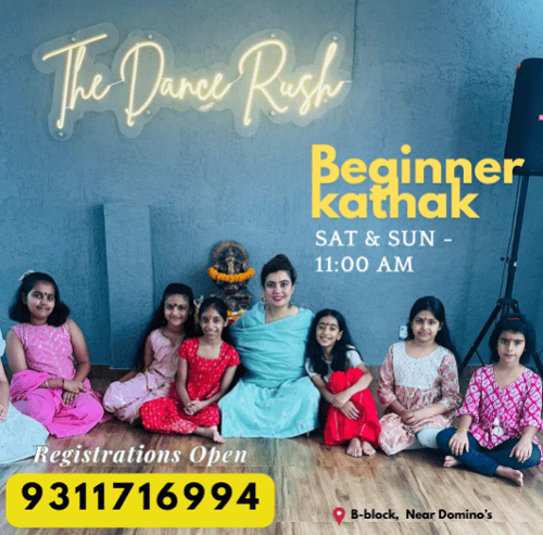 The Dance Rush Studio  -  Kathak Dance Classes