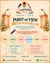 The Expression Nest-Point of View Debate Masterclass for Kids