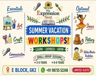 The Expression Nest-Summer Vacation Workshops