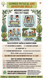 The Gnostic Centre-Summer Physical and Adventure Program for Kids