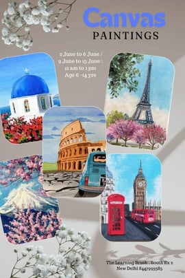 The Learning Brush  -  Canvas Paintings