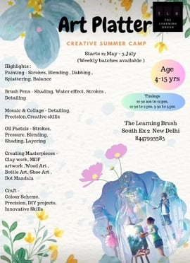 The Learning Brush  -  Creative Summer Camp