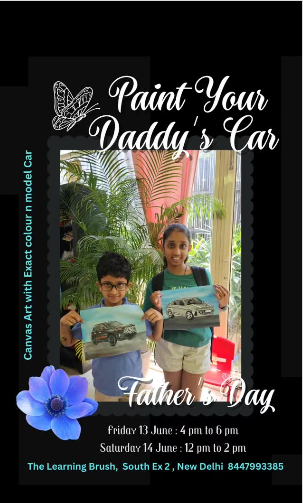 The Learning Brush  -  Father's Day  Canvas Art Workshop