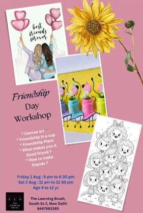 The Learning Brush  -  Friendship day workshop