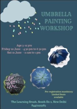 The Learning Brush  -  Kids Umbrella Painting Workshop