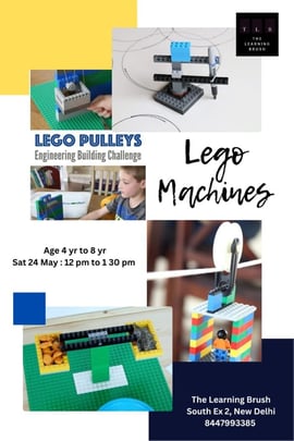 The Learning Brush  -  LEGO Pulleys & Machines Workshop