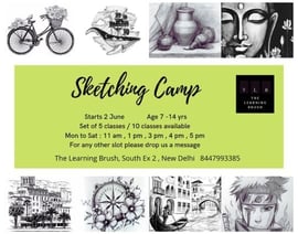 The Learning Brush  -  Sketching Camp