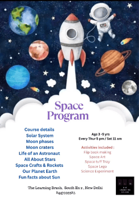 The Learning Brush  -  Space Program For Kids