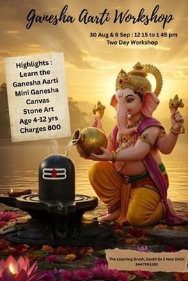 The Learning Brush - Kids Ganesha Aarti Workshop