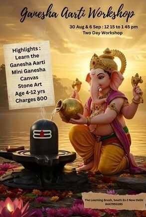 The Learning Brush - Kids Ganesha Aarti Workshop