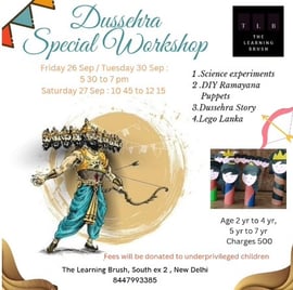 The Learning Brush - Kids Dusshera Special Workshop