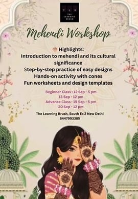 The Learning Brush - Mehendi Workshop