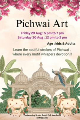 The Learning Brush - Pichwai Art Workshop