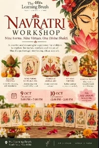 The Learning Brush-Navratri Art and Culture Workshop
